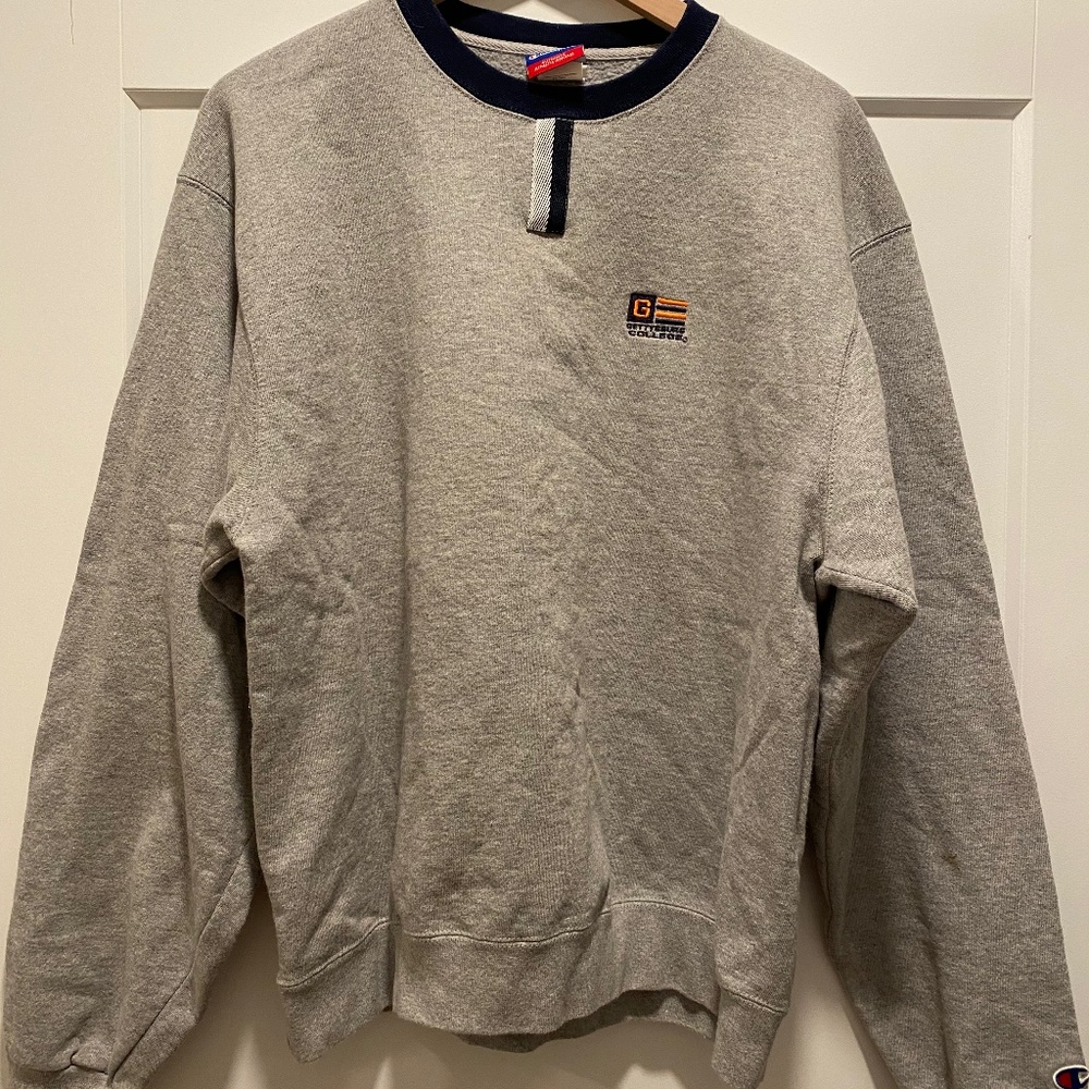 Vintage Champion Gettysburg College Crewneck Sweater - Large - Great Condition